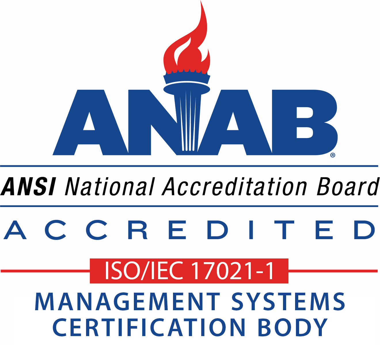 ANSI National Accreditation: ISO/IEC 17021-1